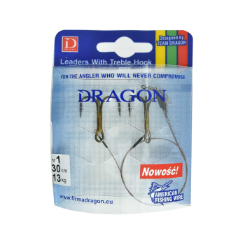Przypon Dragon z kotwicą Nr.1 / 30cm 13kg 2szt+