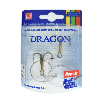 Przypon Dragon z kotwicą Nr.1/0 / 30cm 18kg 2szt+