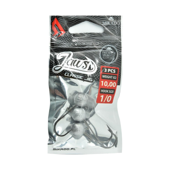 Główka jigowa Mikado JAWS Classic 1/0 10g 3szt(5)+