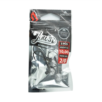 Główka jigowa Mikado JAWS Classic 2/0 10g 3szt(5)+