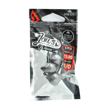 Główka jigowa Mikado JAWS Classic 3/0 15g 3szt(5)+