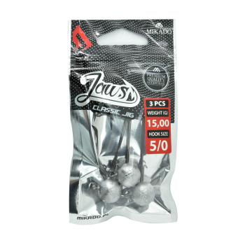 Główka jigowa Mikado JAWS Classic 5/0 15g 3szt(5)+