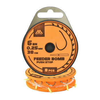 Haki Mikado Feeder Bomb przypon push st.r.6op8szt#