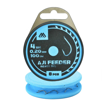 Haki Mikado Feeder Aji przypon 100cm r.4 op8szt
