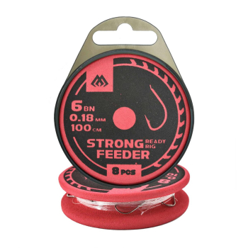 Haki Mikado Feeder Strong przypon 100cm r.6 op8szt