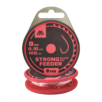 Haki Mikado Feeder Strong przypon 100cm r.8 op8szt