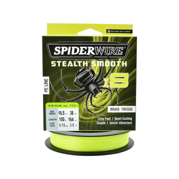 Plecionka Spiderwire SS8 Yellow 0.15mm/150m#
