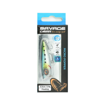 Wobler S.G. Micro Popper 5.5cm/5,4g sardine holo*
