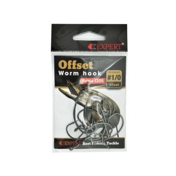 Haki Expert Offset Worm 1205 nr 1/0 op.10 sztuk