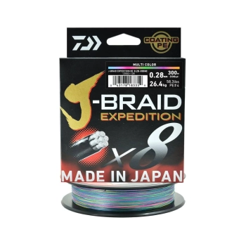 Plecionka Daiwa J-Braid Exped.X8E multi0.28mm/300m