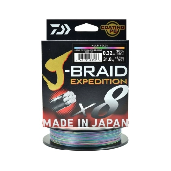 Plecionka Daiwa J-Braid Exped.X8E multi0.32mm/300m