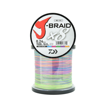 Plecionka Daiwa J-Braid X8 multi-color0.24mm/1500m