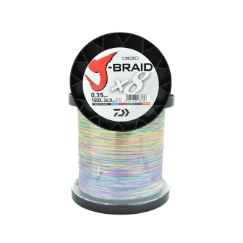 Plecionka Daiwa J-Braid X8 multi-color0.35mm/1500m