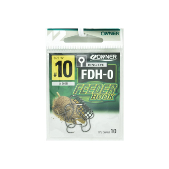Haczyki Owner Feeder FDH-0/10 - czarny