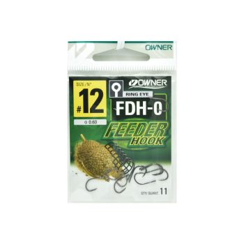 Haczyki Owner Feeder FDH-0/12 - czarny