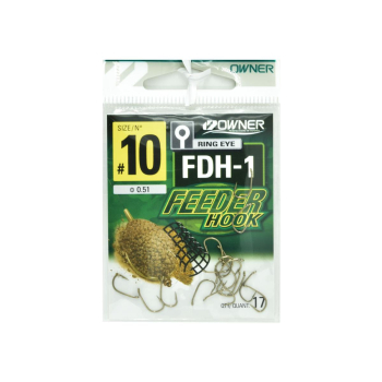 Haczyki Owner Feeder FDH-1/10 - brązowy