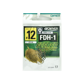 Haczyki Owner Feeder FDH-1/12 - brązowy