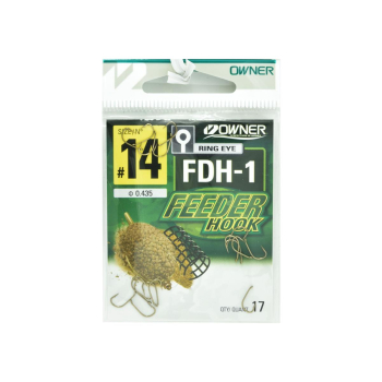 Haczyki Owner Feeder FDH-1/14 - brązowy