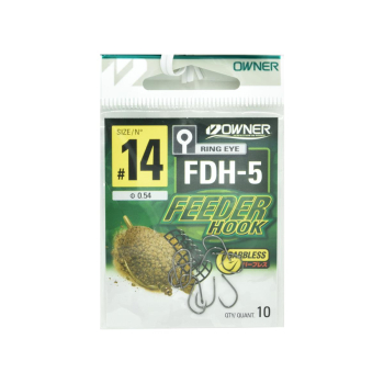 Haczyki Owner Feeder FDH-5/14 - czarny