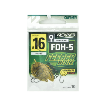 Haczyki Owner Feeder FDH-5/16 - czarny