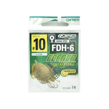 Haczyki Owner Feeder FDH-6/10 - czarny