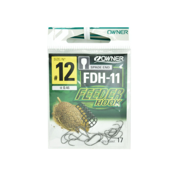 Haczyki Owner Feeder FDH-11/12 - czarny