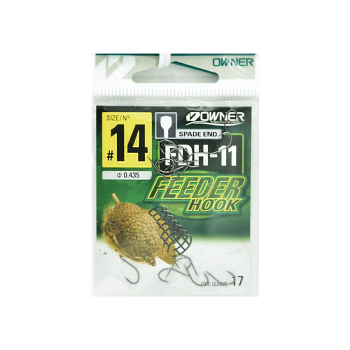 Haczyki Owner Feeder FDH-11/14 - czarny