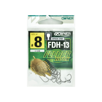 Haczyki Owner Feeder FDH-13/08 - czarny