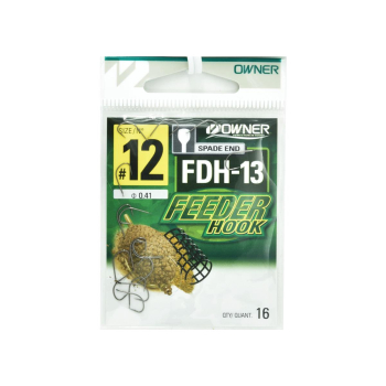 Haczyki Owner Feeder FDH-13/12 - czarny