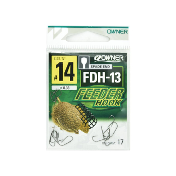 Haczyki Owner Feeder FDH-13/14 - czarny