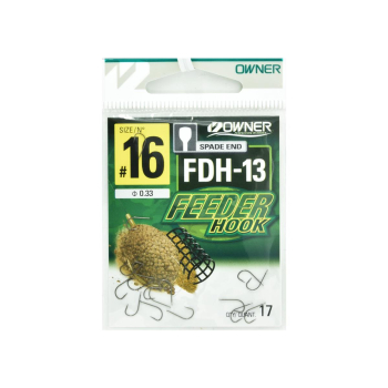 Haczyki Owner Feeder FDH-13/16 - czarny