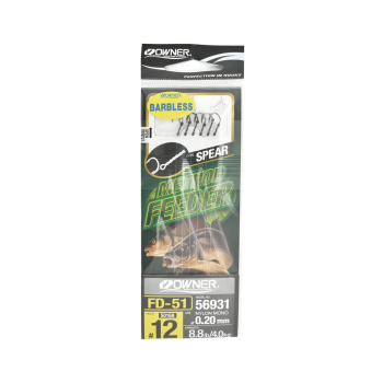 Haczyki Owner FD51/10 z przyponami (5)