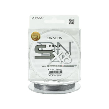 Plecionka Dragon S-Braid X8 0.15mm 150m camo grey