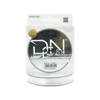 Plecionka Dragon No Limit X8 0.10mm 150m inv.clear