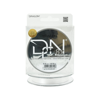 Plecionka Dragon No Limit X8 0.12mm 150m inv.clear
