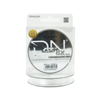Plecionka Dragon No Limit X8 0.15mm 150m inv.clear