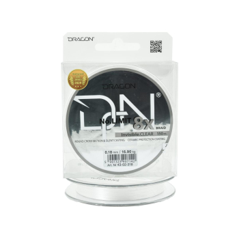 Plecionka Dragon No Limit X8 0.18mm 150m inv.clear