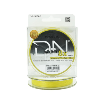 Plecionka Dragon No Limit X8 0.18mm 150m yellow