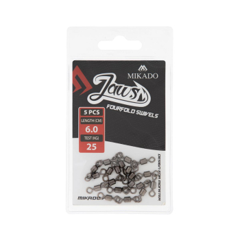 Krętlik Mikado Jaws Fourfold 25kg 6cm 5 szt.