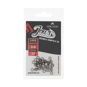 Krętlik Mikado Jaws Double 35kg 3,6cm 5 szt.