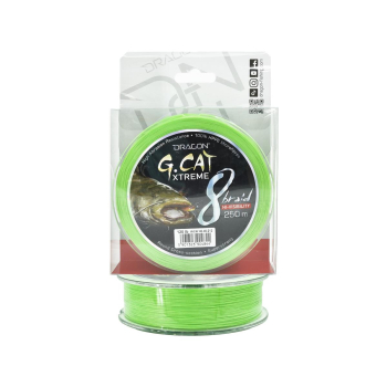 Plecionka Dragon G.Cat Xtreme 120lb 250m zielona