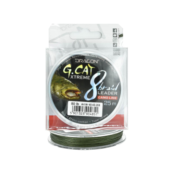 Plecionka Dragon G.Cat Xtreme 80lb 25m zielona