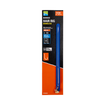 Haki banded barbless z przyp.Preston KKH-B r.14