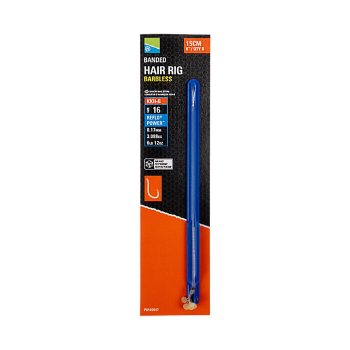 Haki banded barbless z przyp.Preston KKH-B r.16