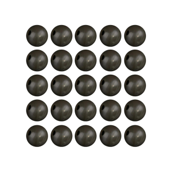 Koralik silikonowy miękki Mikado 6mm zie 25szt.(5)
