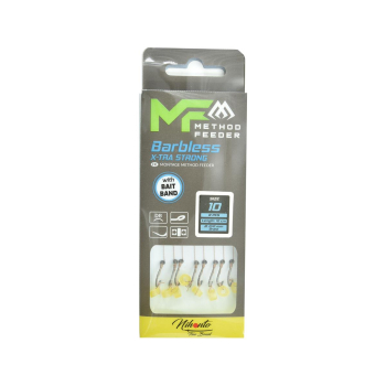 Haki Mikado MF. przypon z gumką  r.10 op 8szt