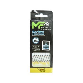 Haki Mikado MF. przypon z gumką  r.8 op 8szt