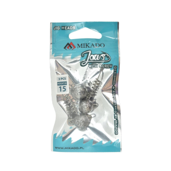 Główka Mikado JAWS z wkrętem 15g 3szt(5)
