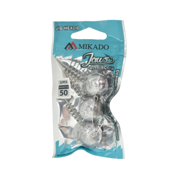 Główka jigowa Mikado JAWS z wkrętem 50g 3szt(5)