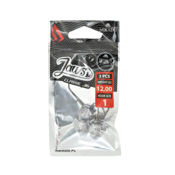 Główka jigowa Mikado JAWS Classic #1 12g 3szt(5)+
